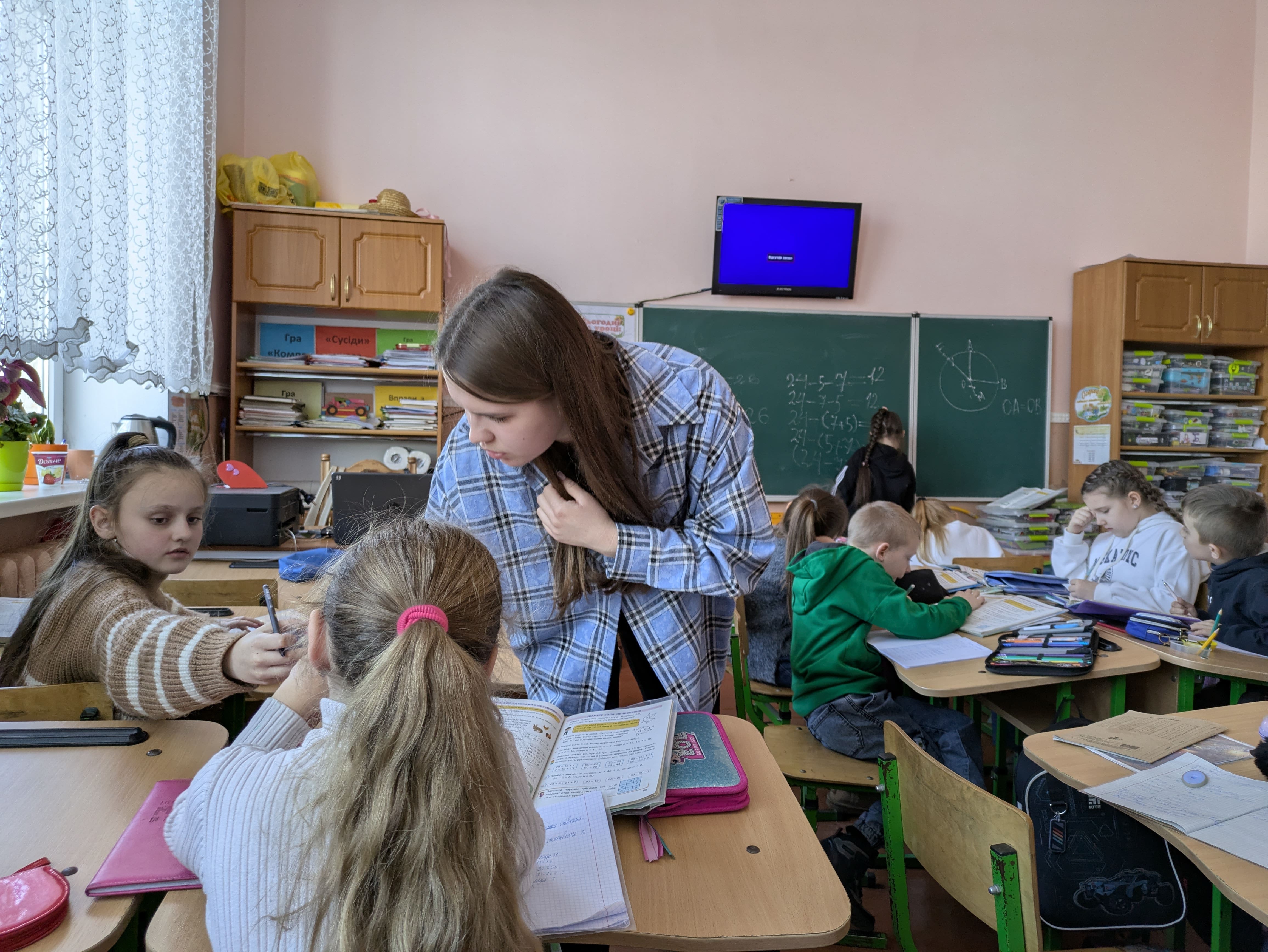 Студенти коледжу на педагогічній практиці
